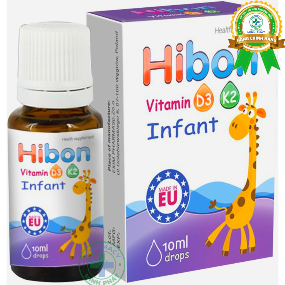 HIBON VITAMIN D3 K2 HỖ TRỢ PHÁT TRIỂN XƯƠNG